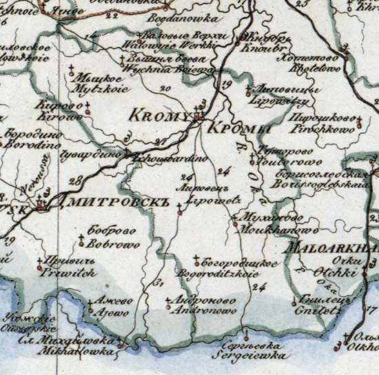 Карта дорог орловской области